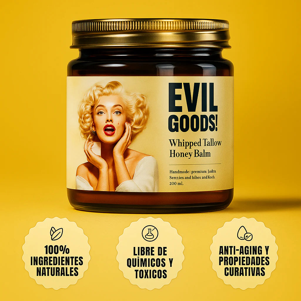EVIL GOODS® - Crema de Sebo de Res y Miel de Manuka