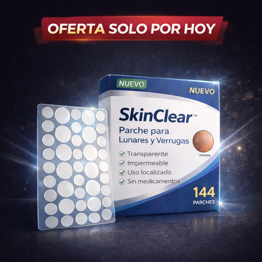 SkinClear™ - 144 Parches Removedor de Verrugas y Lunares.