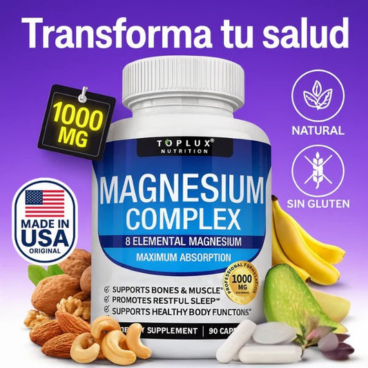 MAGNESIO COMPLEX 1000 mg - Suplemento 8 en 1
